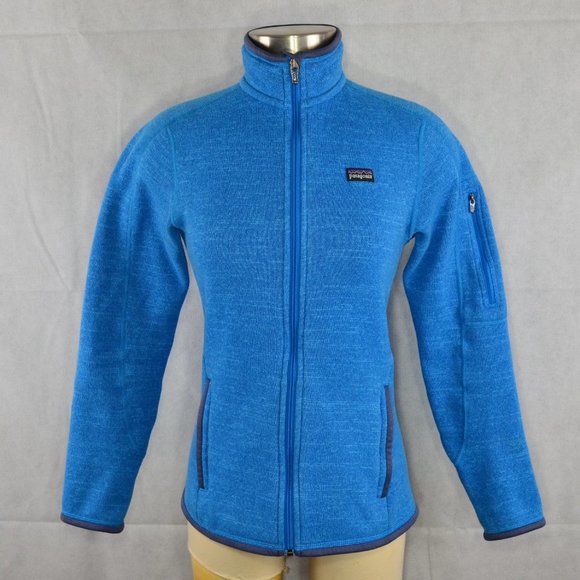 Patagonia Womens Better Sweater Fleece Jacket Size Small in Larimar Blue - Picture 2 of 4